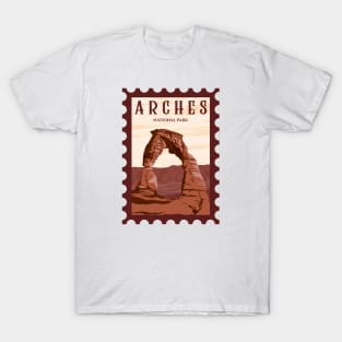 Arches National Park Stamp T-Shirt